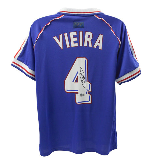 Patrick Vieira Signed France Adidas Jersey (Beckett)
