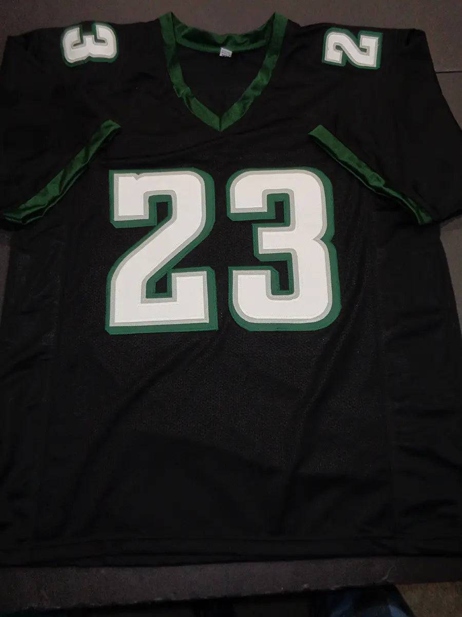 Rashaad Penny Philadelphia Eagles Autographed Custom Football Jersey Beckett Hologram