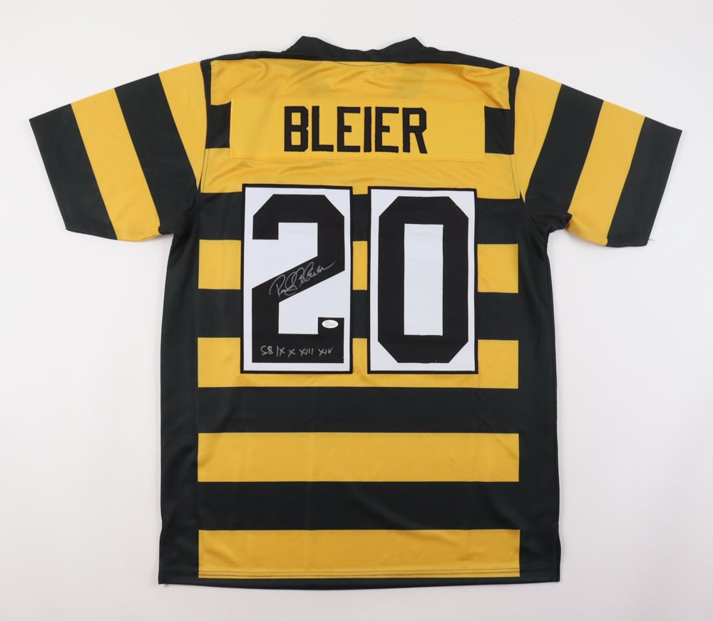Rocky Bleier Signed Jersey Inscribed "S.B. IX X XIII XIV" (JSA)
