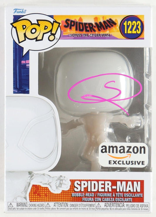 Shameik Moore Signed "Spider-Man: Across The Spiderverse" #1223 Translucent Spider-Man Funko Pop! Vinyl Figure (PA)