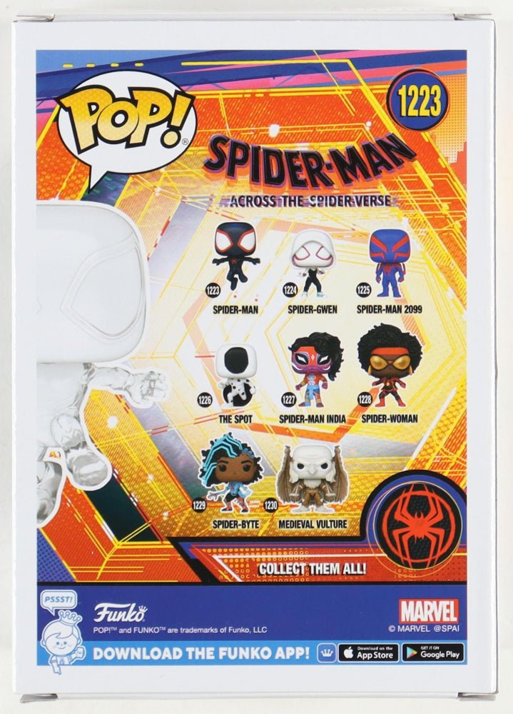 Shameik Moore Signed "Spider-Man: Across The Spiderverse" #1223 Translucent Spider-Man Funko Pop! Vinyl Figure (PA)