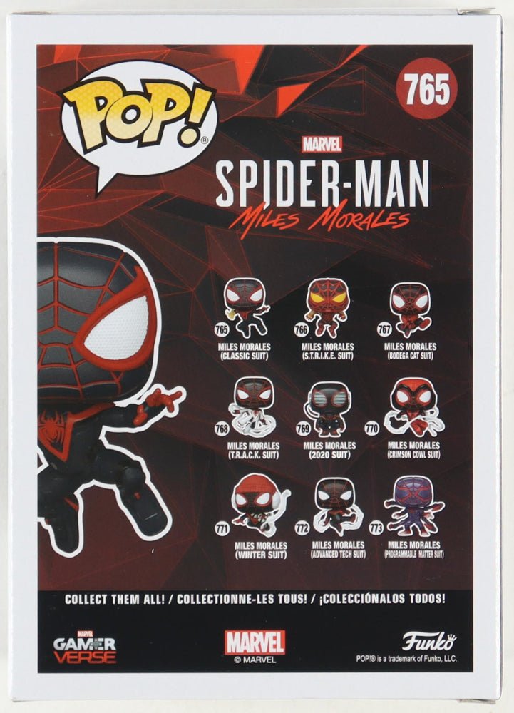 Shameik Moore Signed Spider-Man: Miles Morales #765 Gameverse Funko Pop! Vinyl Figure (PA)