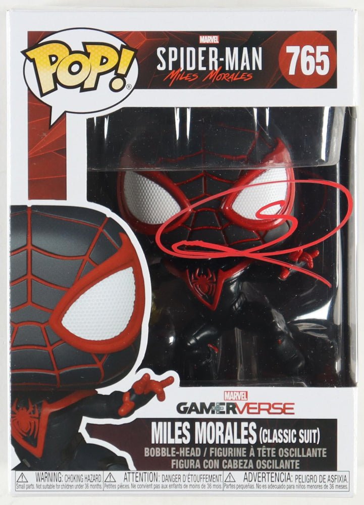 Shameik Moore Signed Spider-Man: Miles Morales #765 Gameverse Funko Pop! Vinyl Figure (PA)