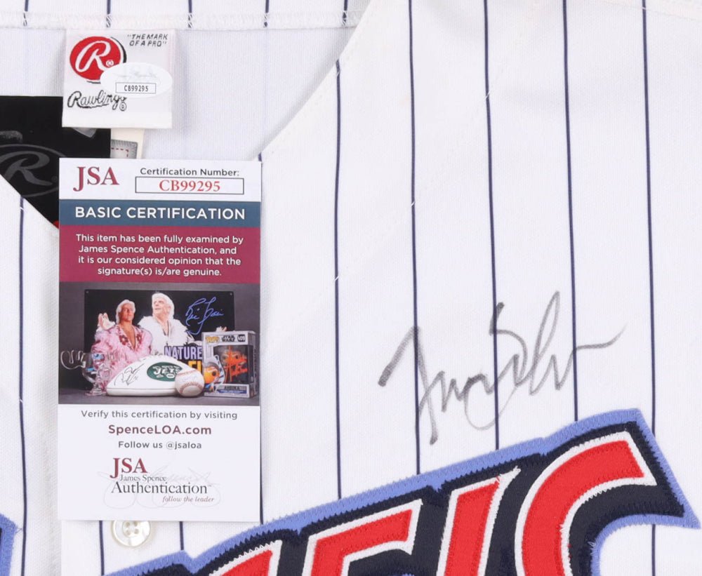 Tim Salmon Signed Angels Jersey (JSA)