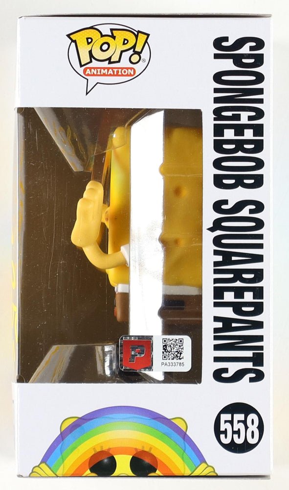 Tom Kenny Signed "Spongebob Squarepants" #558 Funko Pop! Inscribed "SB 25" (PA)