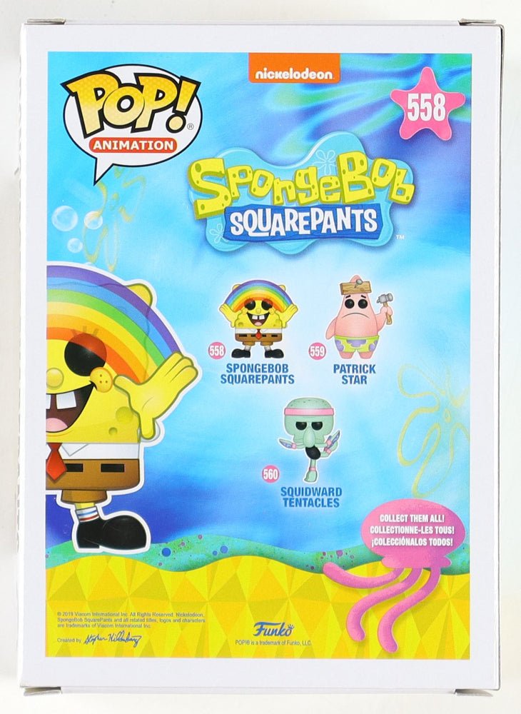 Tom Kenny Signed "Spongebob Squarepants" #558 Funko Pop! Inscribed "SB 25" (PA)