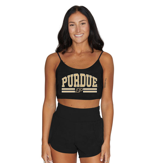 Purdue Black Spaghetti Tank