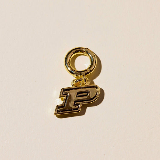 Purdue University Enamel Charm
