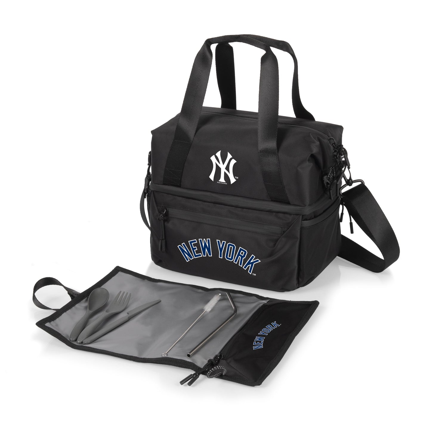 New York Yankees - Tarana Recycled Lunch Bag Cooler with Utensils