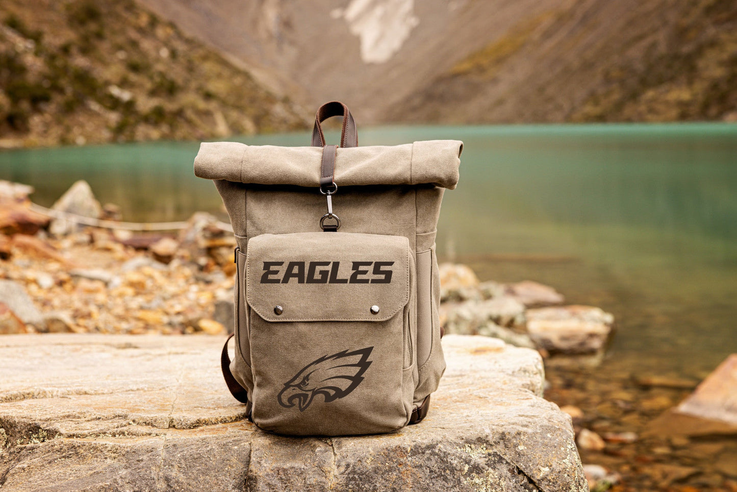 Philadelphia Eagles - Carmel Roll Top Picnic Backpack Cooler