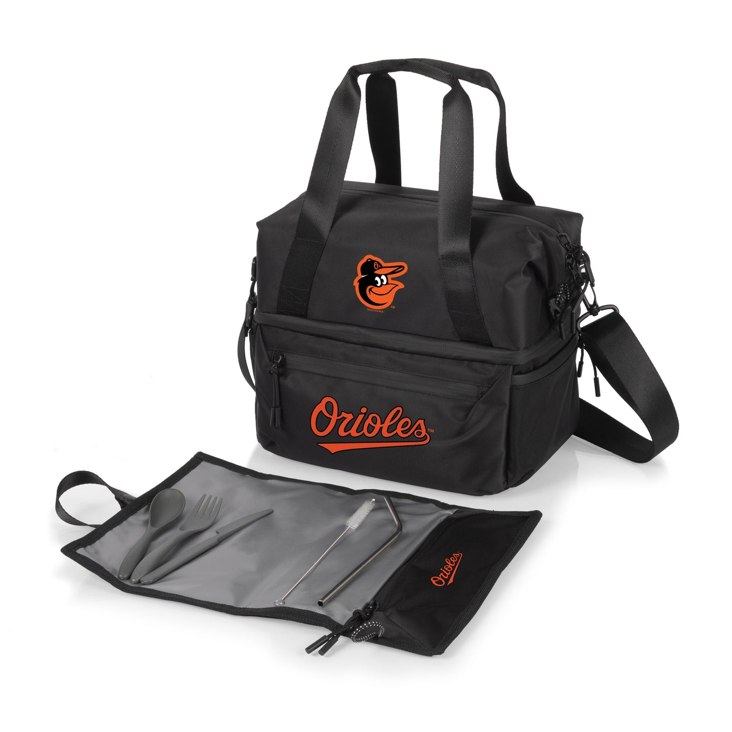 Baltimore Orioles - Tarana Recycled Lunch Bag Cooler with Utensils