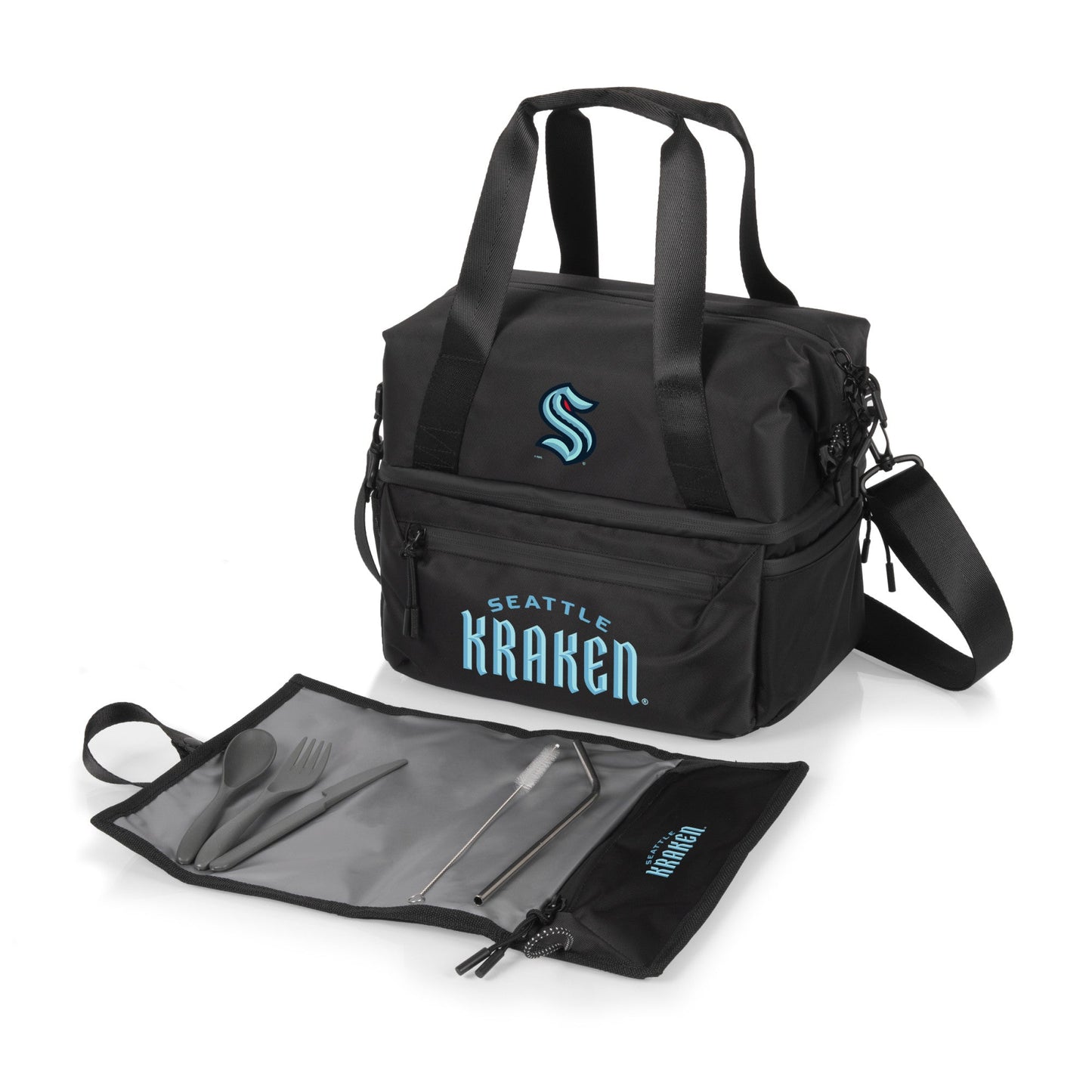 Seattle Kraken - Tarana Recycled Lunch Bag Cooler with Utensils