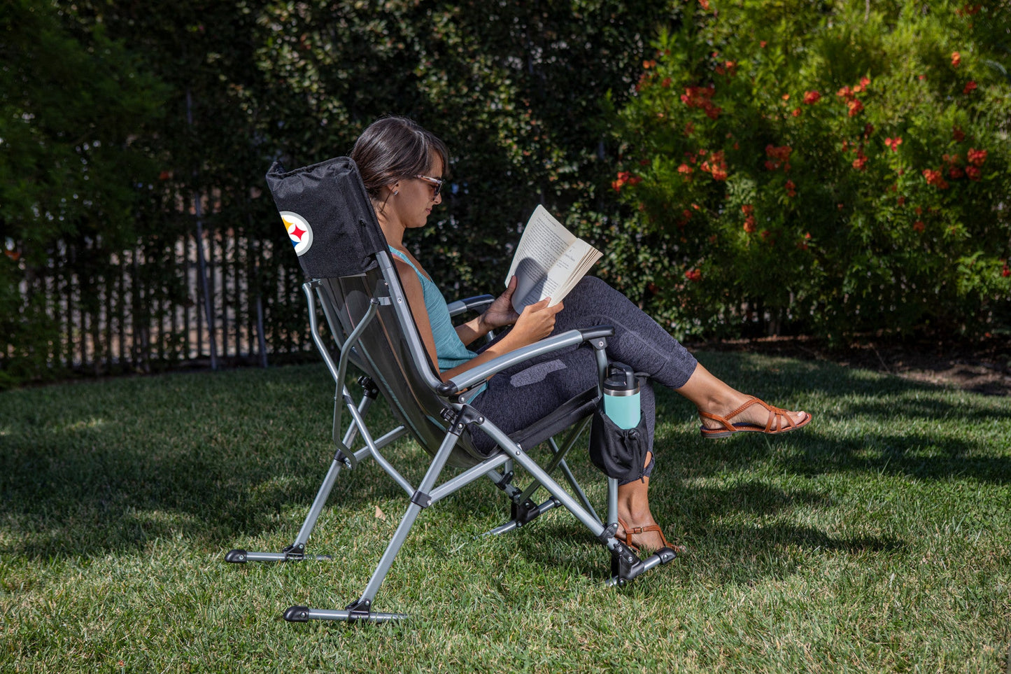 Pittsburgh Steelers - Outdoor Rocking Camp Chair