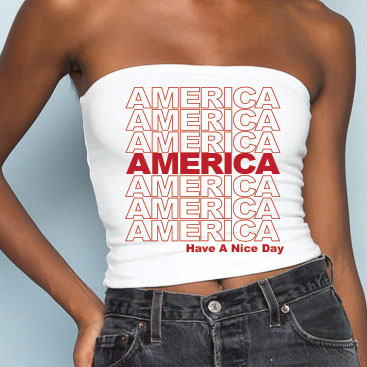 America Repeat Tube Top