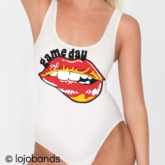 Red & Yellow Game Day Bodysuit