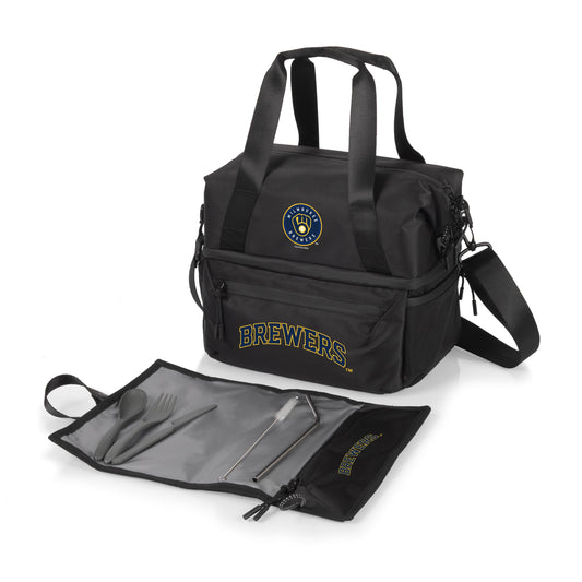 Milwaukee Brewers - Tarana Recycled Lunch Bag Cooler with Utensils
