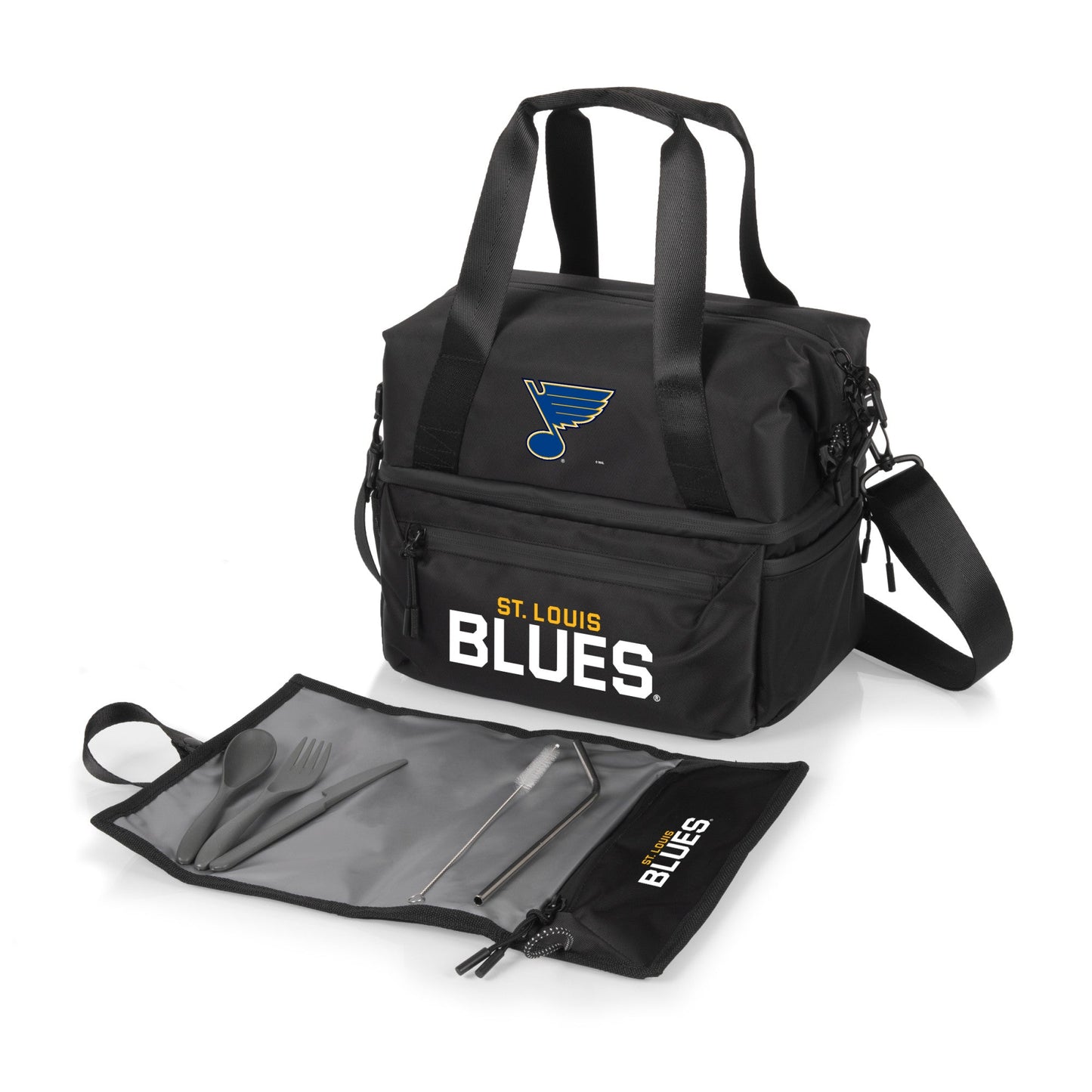 St Louis Blues - Tarana Recycled Lunch Bag Cooler with Utensils