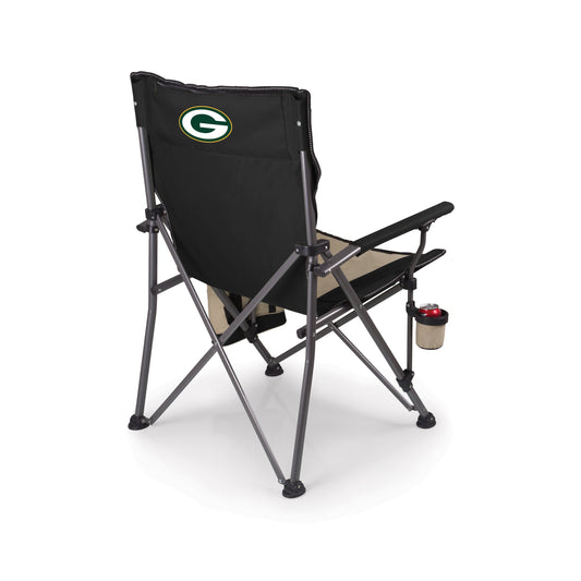 Green Bay Packers Logo - Big Bear XXL Camping Chair with Cooler