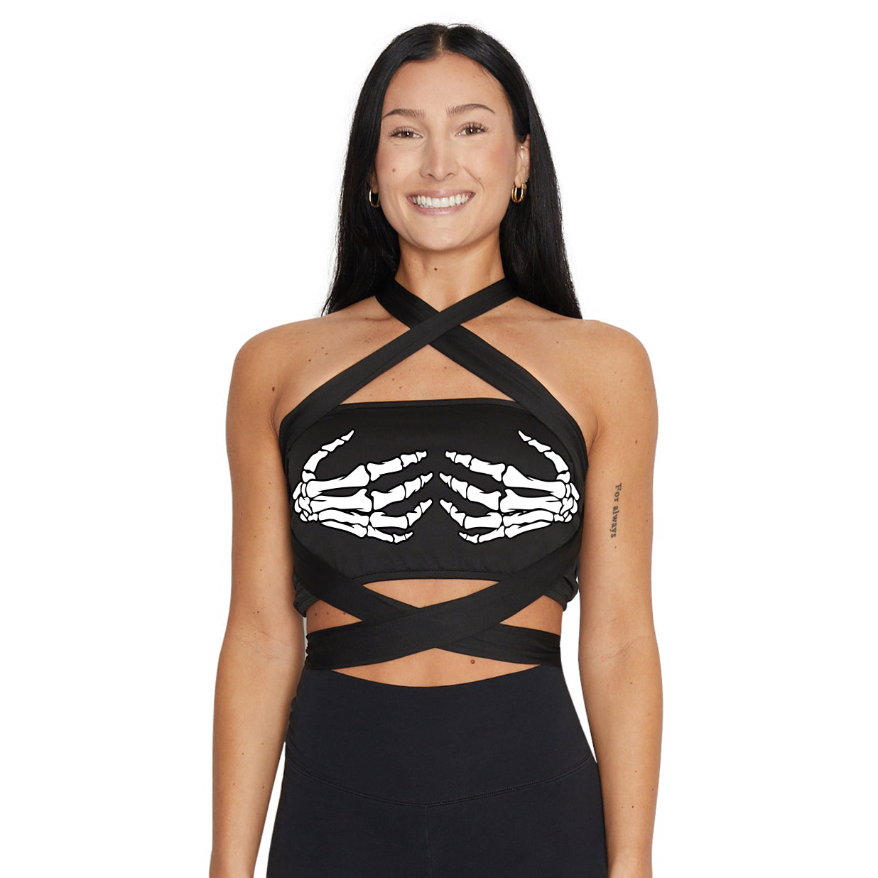 Skeleton Black Multiway Bandeau
