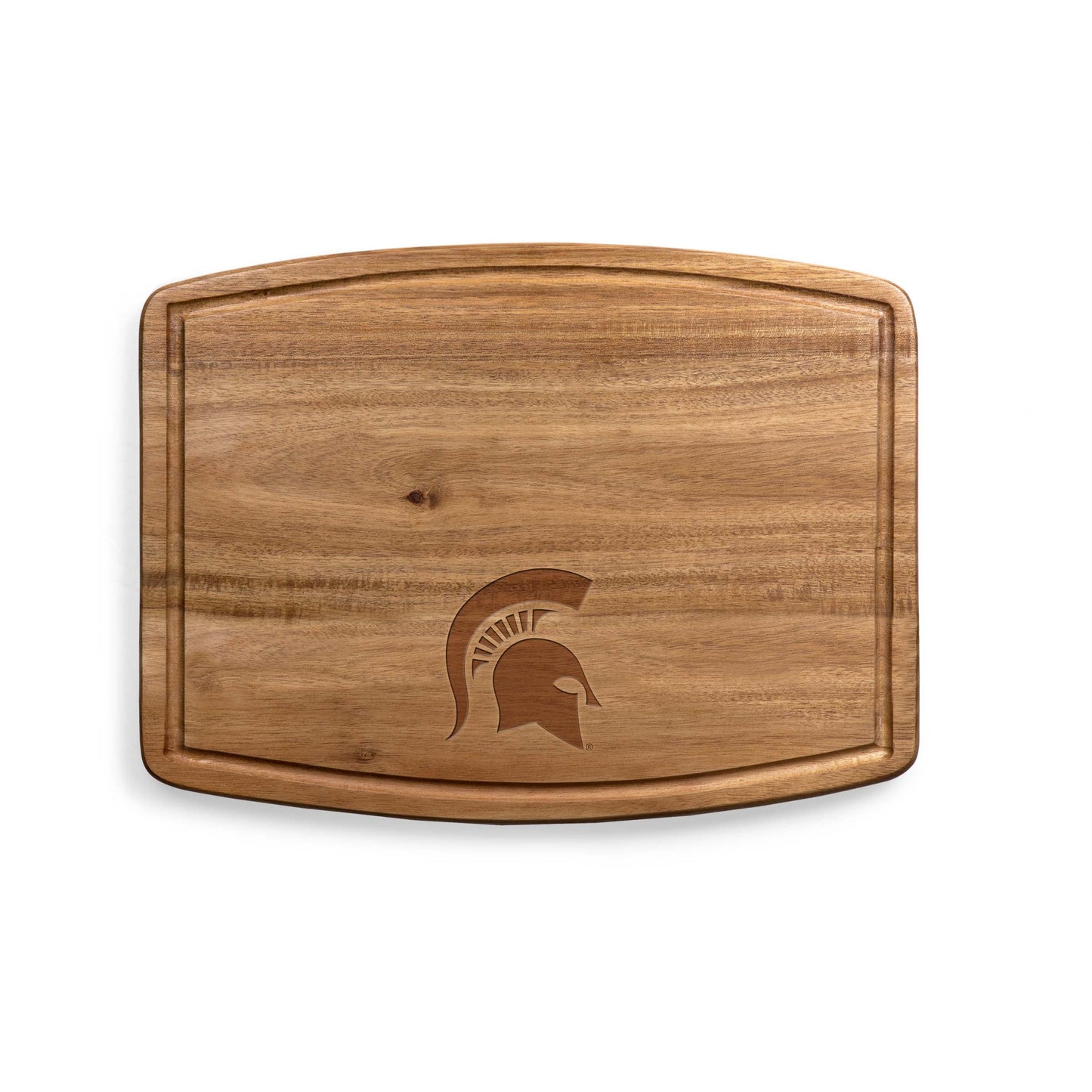 Michigan State Spartans - Ovale Acacia Cutting Board