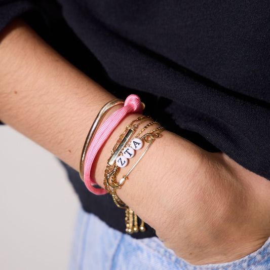 Sorority Safety Pin Bracelets