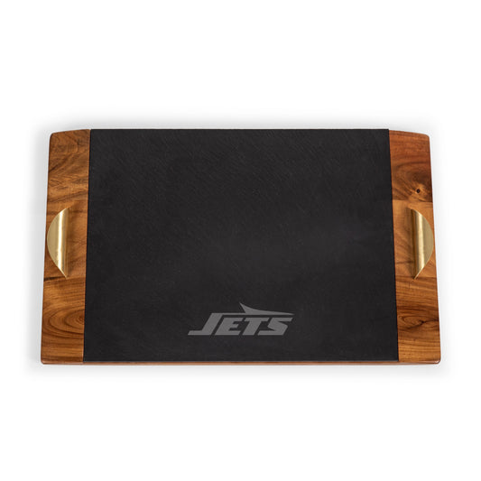 New York Jets - Covina Acacia and Slate Serving Tray