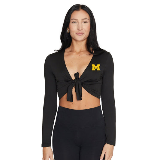 University of Michigan Tie Up Top