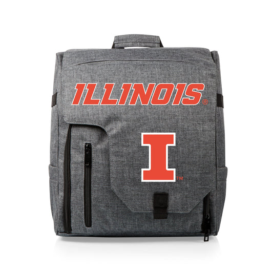 Illinois Fighting Illini - Commuter Travel Backpack Cooler