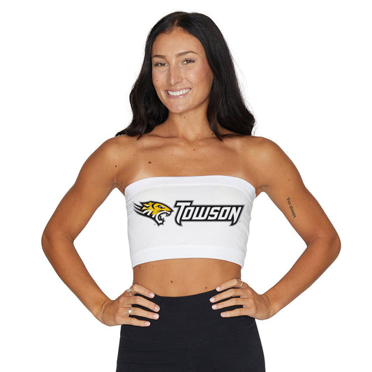 Towson White Bandeau Top