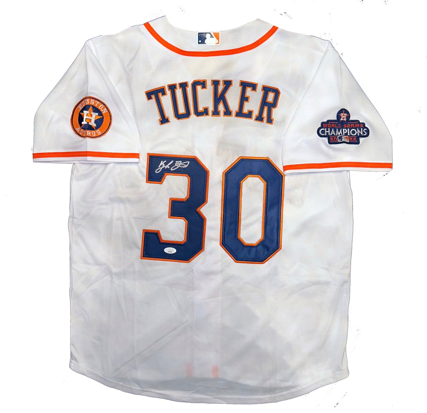 Kyle Tucker Autographed Houston Astros 2023 World Series Jersey JSA COA!