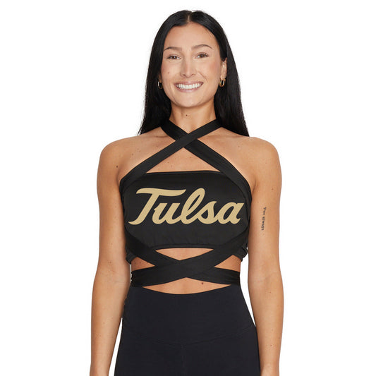 Tulsa Black Multi Way Bandeau Top