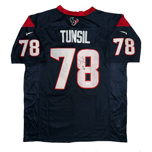 Laremy Tunsil Autographed Houston Texans Jersey JSA COA