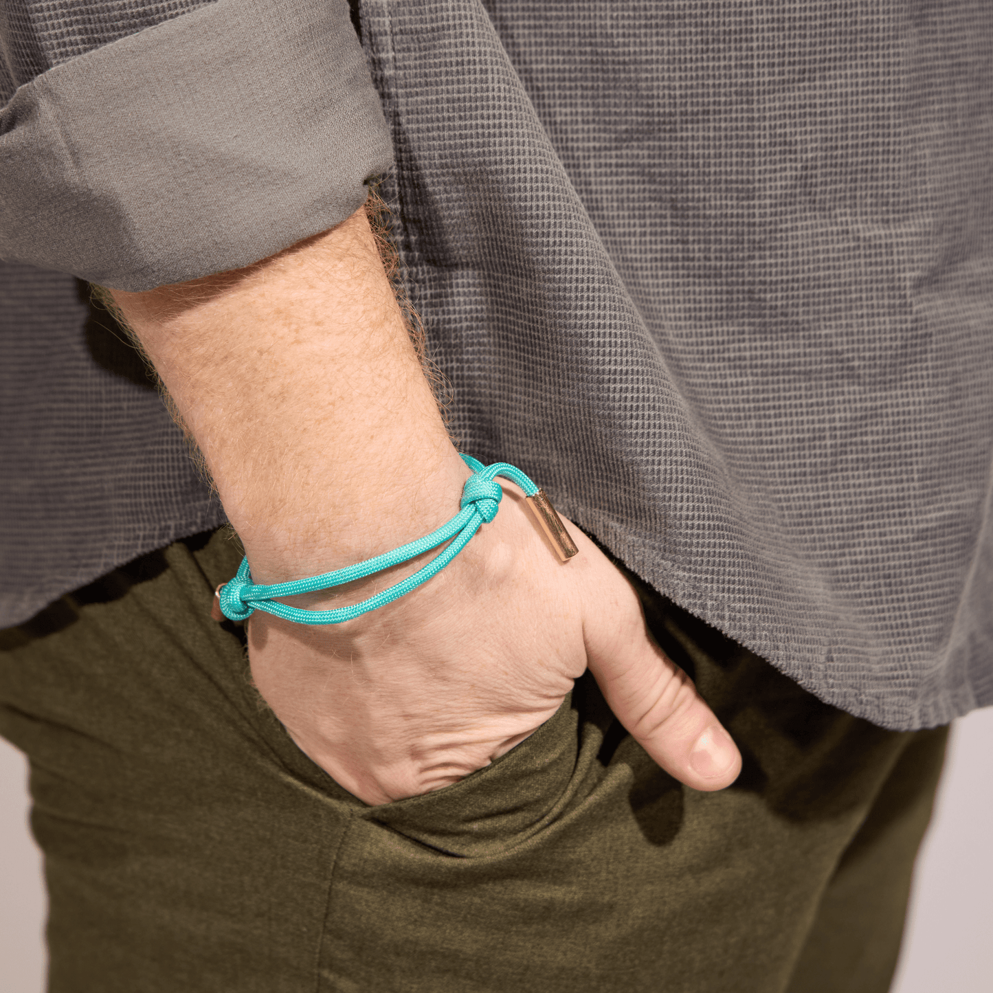 Turquoise Cord Bracelet