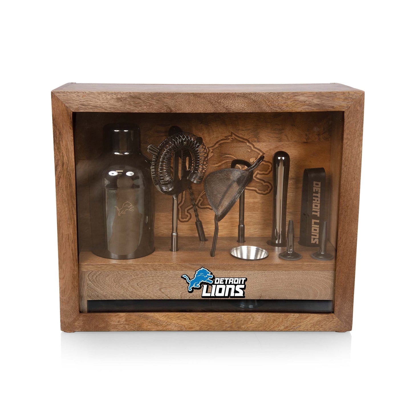 Detroit Lions - Old Fashioned Bar Set