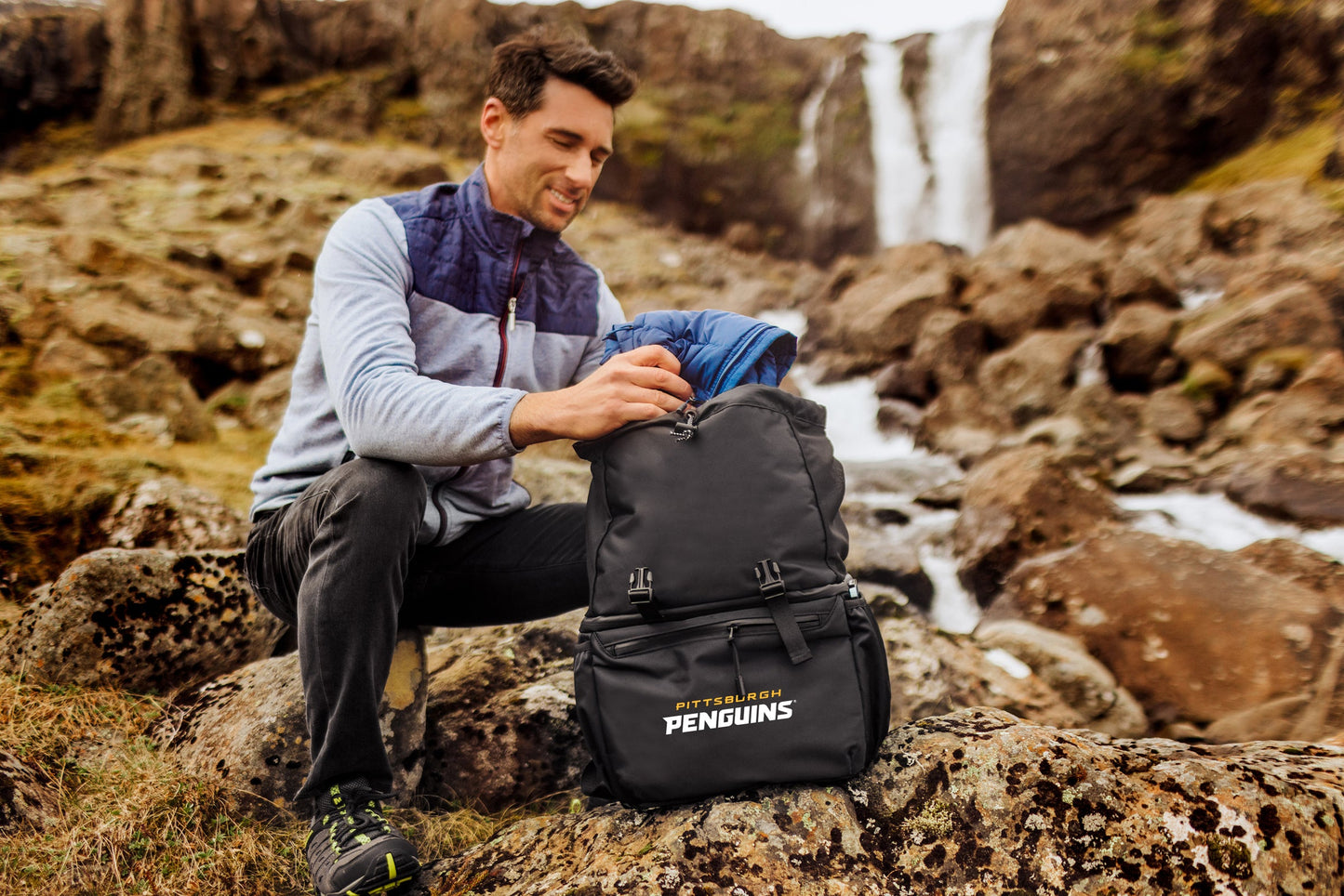 Pittsburgh Penguins - Tarana Recycled Backpack Cooler