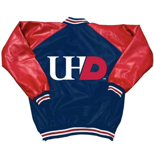 UHD University of Houston Downtown Varsity Letterman Jacket