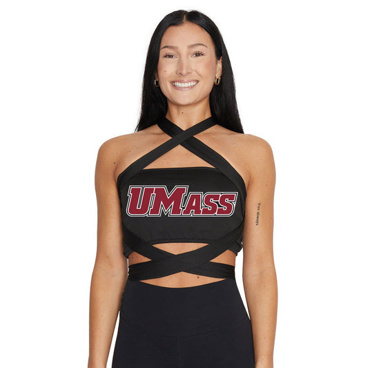 UMass Black Multi Way Bandeau Top