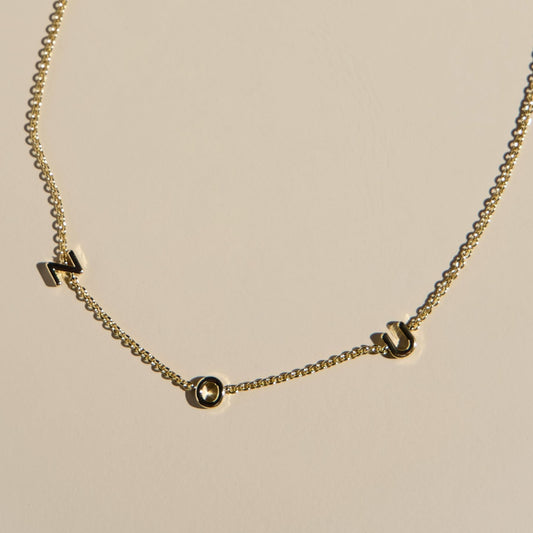University of Missouri ZOU Initial Necklace