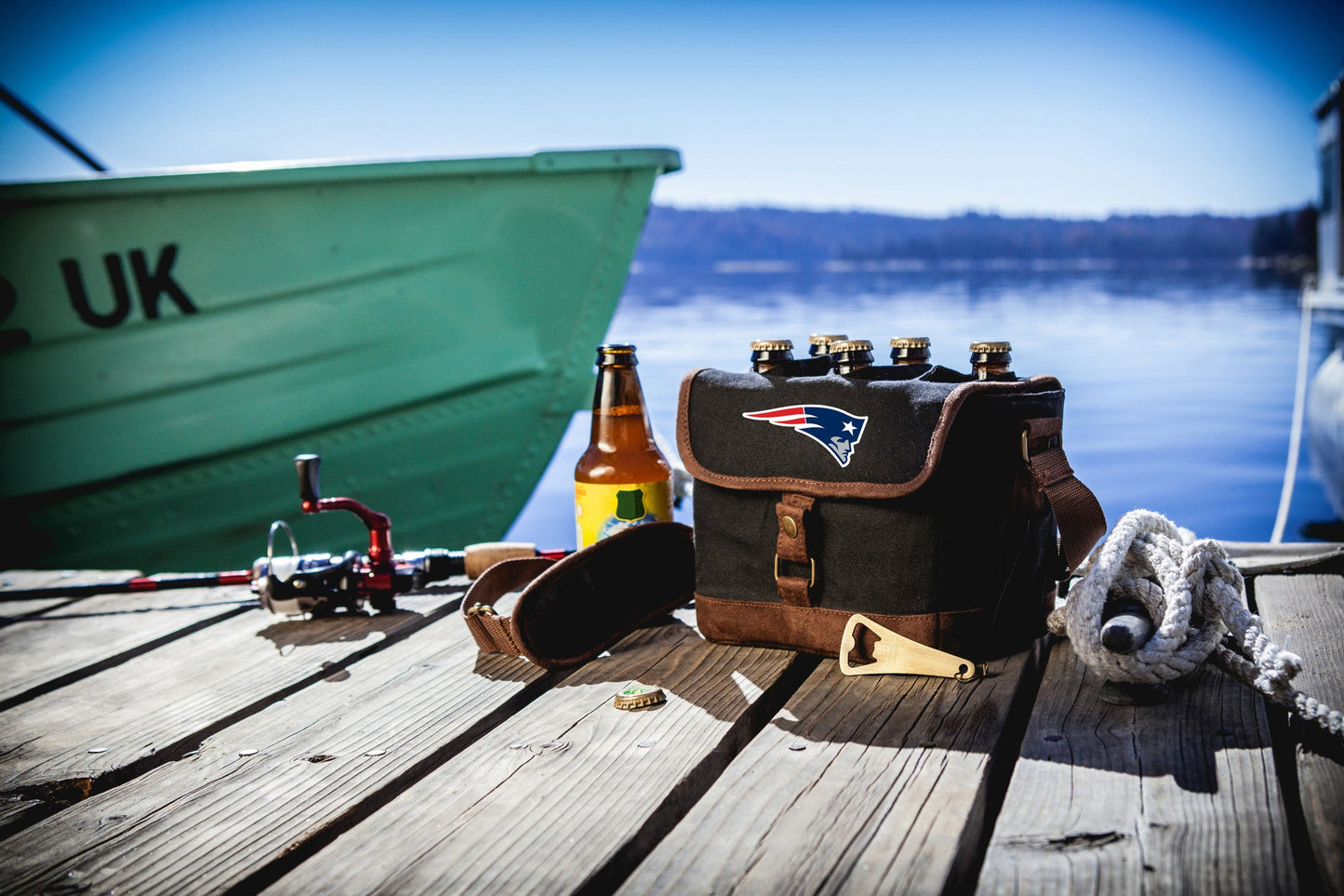 New England Patriots - Beer Caddy Cooler Tote with Opener