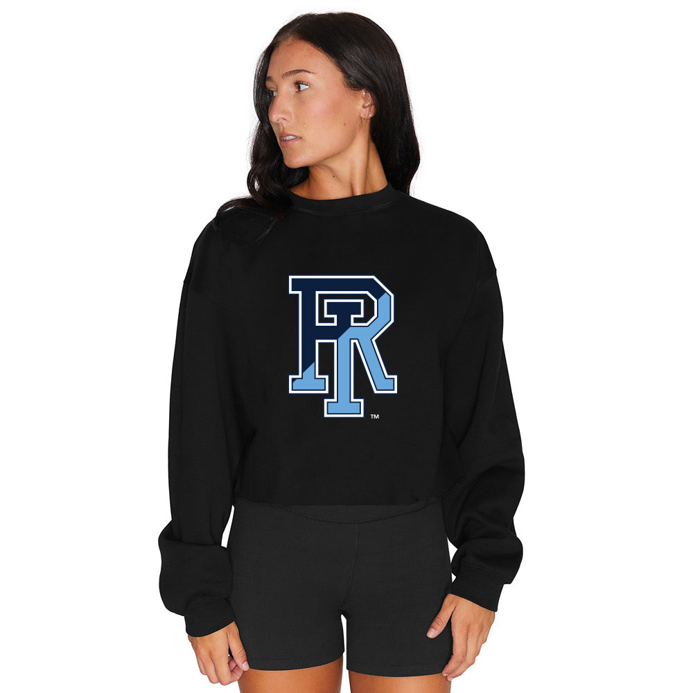 Rhode Island Rams Black Crewneck