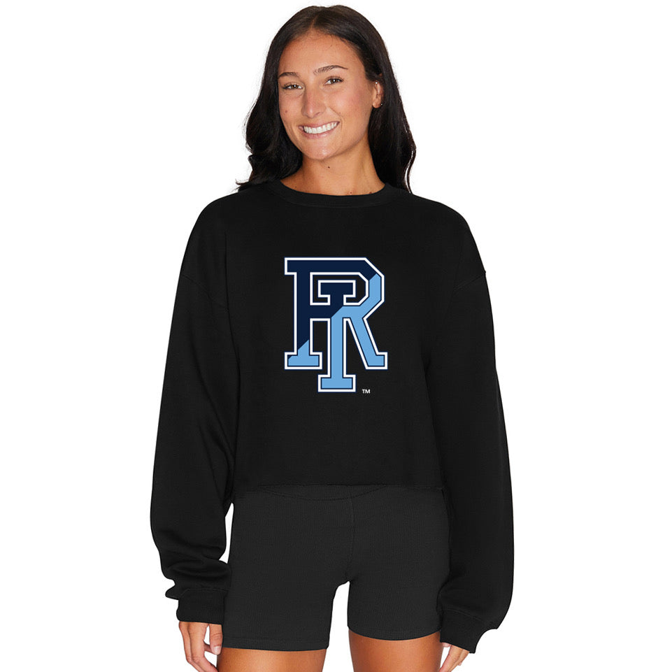 Rhode Island Rams Black Crewneck