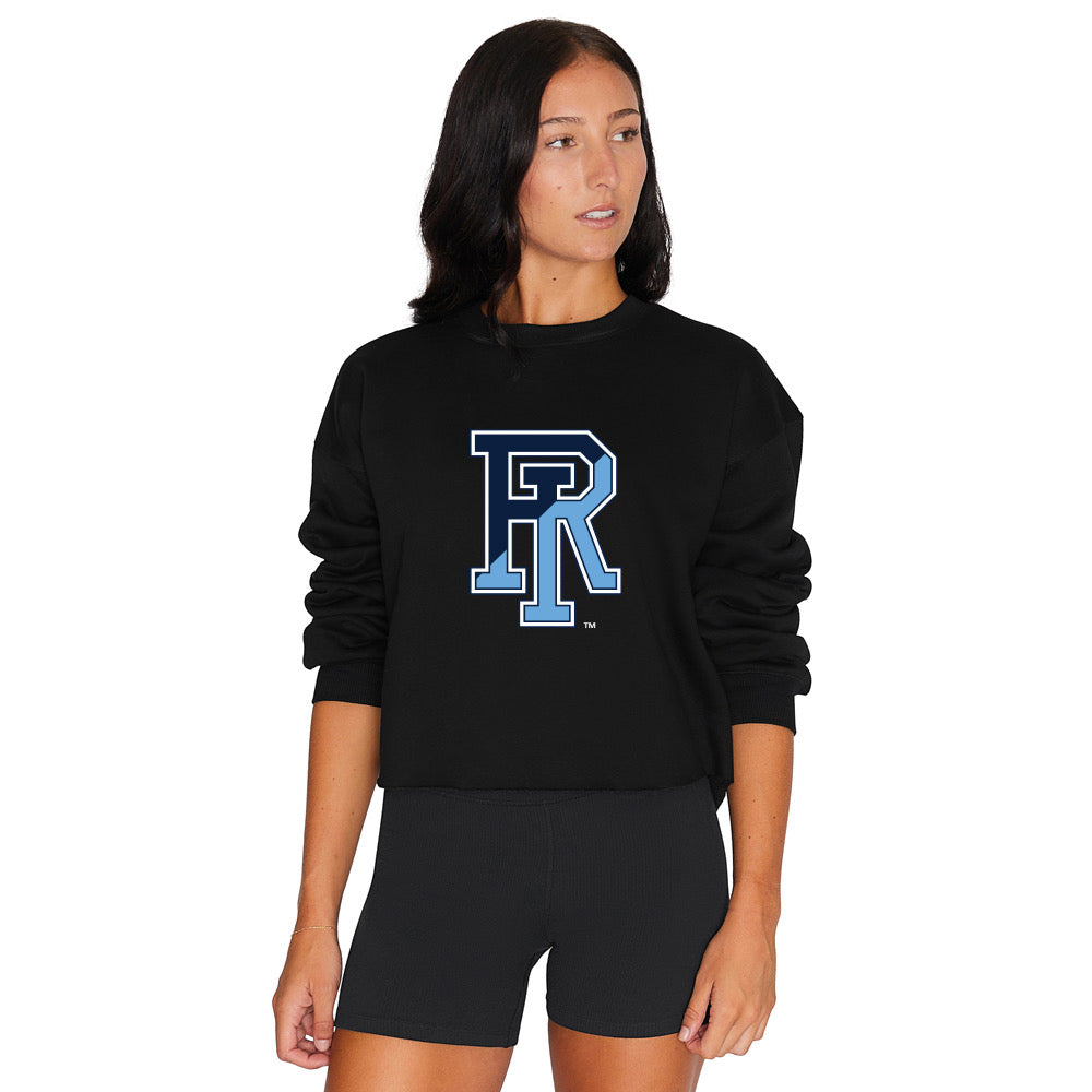 Rhode Island Rams Black Crewneck