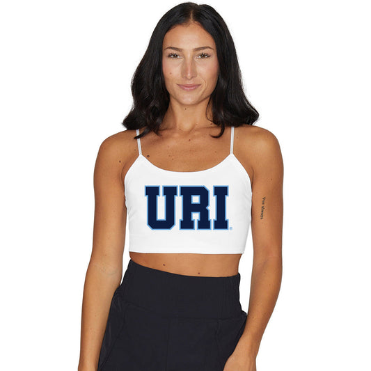 Rhode Island Rams White Spaghetti Tank