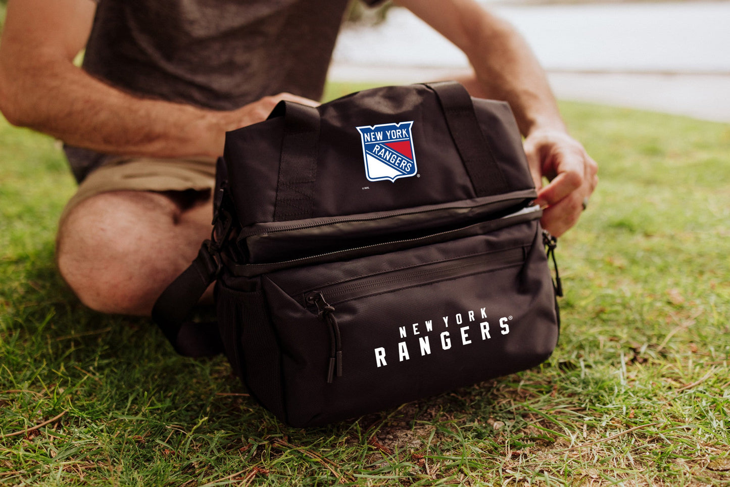 New York Rangers - Tarana Recycled Lunch Bag Cooler with Utensils
