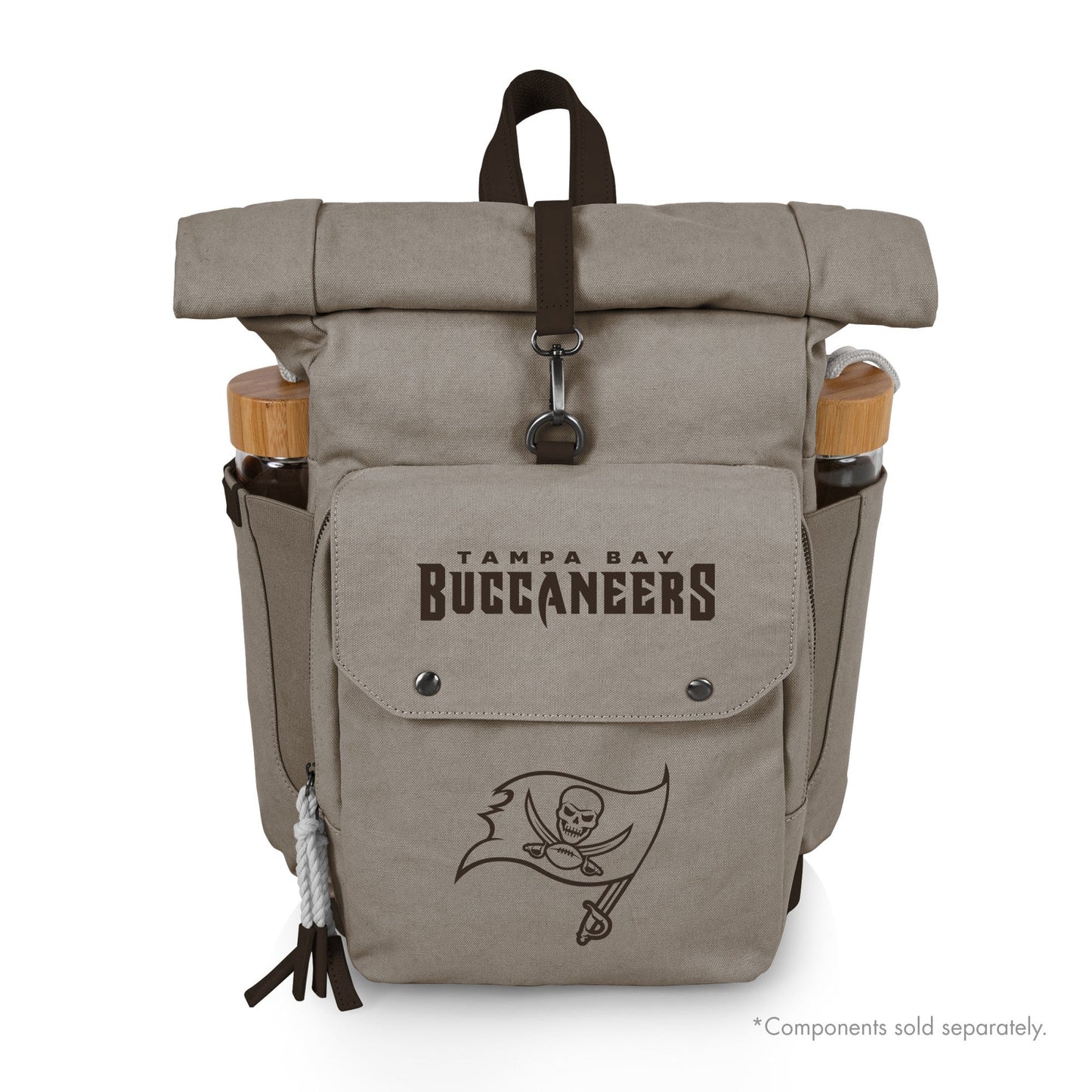 Tampa Bay Buccaneers - Carmel Roll Top Picnic Backpack Cooler