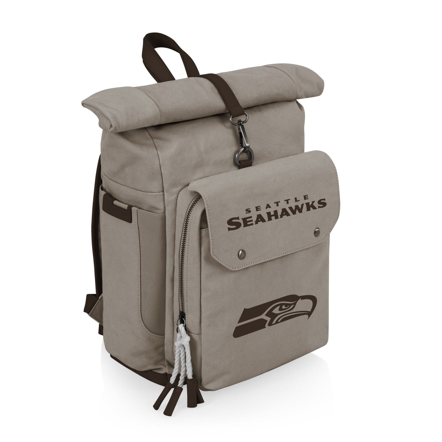 Seattle Seahawks - Carmel Roll Top Picnic Backpack Cooler
