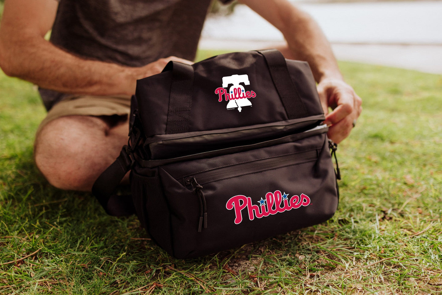 Philadelphia Phillies - Tarana Recycled Lunch Bag Cooler with Utensils
