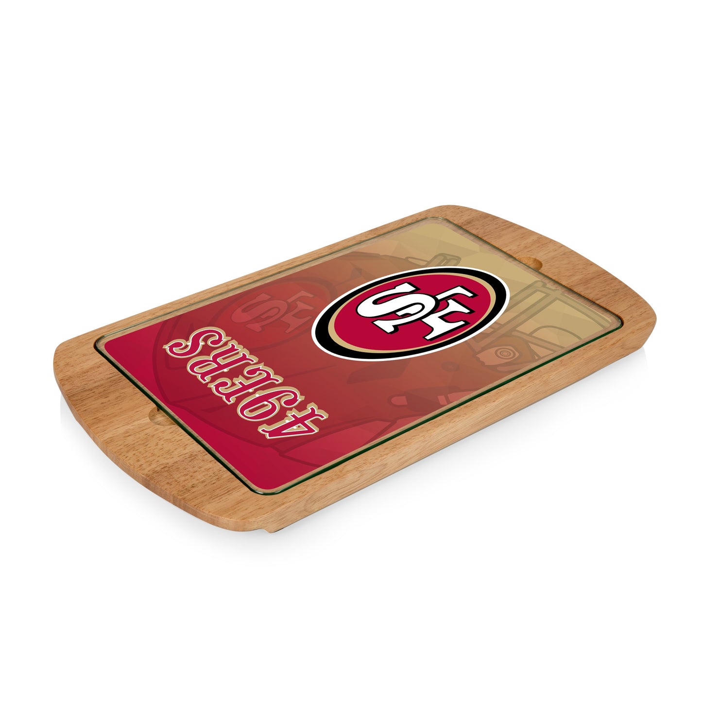 San Francisco 49ers - Billboard Glass Top Serving Tray