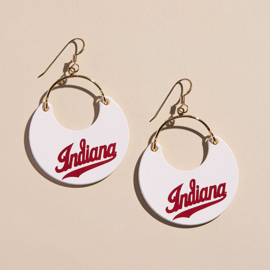White Indiana University Script Ninas