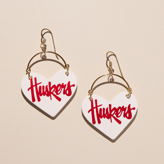 White University of Nebraska Huskers Lover